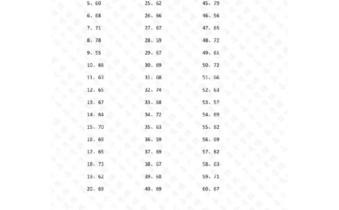 80以内加法第51~70篇答案_小学数学口算竖式脱式计算应用题一二三四五六年级上下册电_小学数学口算题库电子版（1-6）_小学数学口算一年级_口算题适合1年级(含答案）