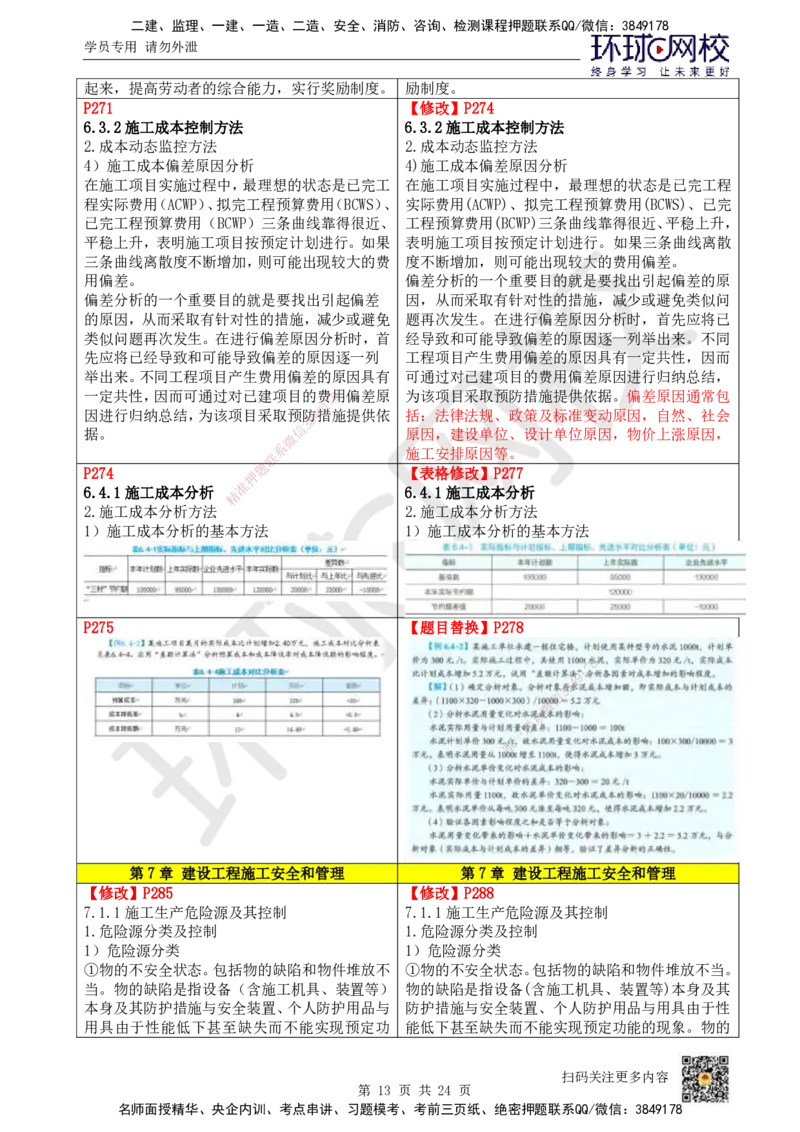 HQ-管理-26年教材对比明细-5%_2026年一级建造师_2026年一建管理_2026年一建管理SVIP_2026一建管理SVIP_01-精华文档✿电子教材✿历年真题_04-2026年一建管理-环球网校-教材对比明细
