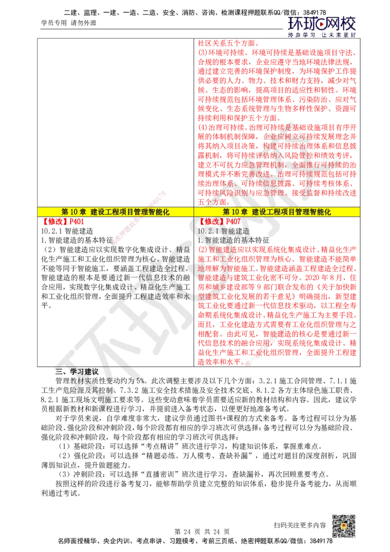 HQ-管理-26年教材对比明细-5%_2026年一级建造师_2026年一建管理_2026年一建管理SVIP_2026一建管理SVIP_01-精华文档✿电子教材✿历年真题_04-2026年一建管理-环球网校-教材对比明细