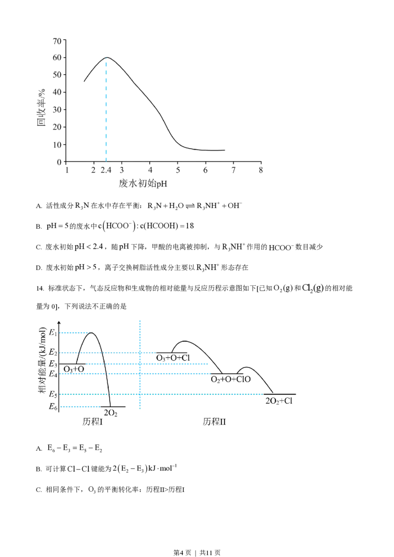 2023年高考化学试卷（浙江）（1月）（空白卷）_历年高考真题合集_化学历年高考真题_新&middot;PDF版2008-2025&middot;高考化学真题_化学（按试卷类型分类）2008-2025_自主命题卷&middot;化学（2008-2025）(1)