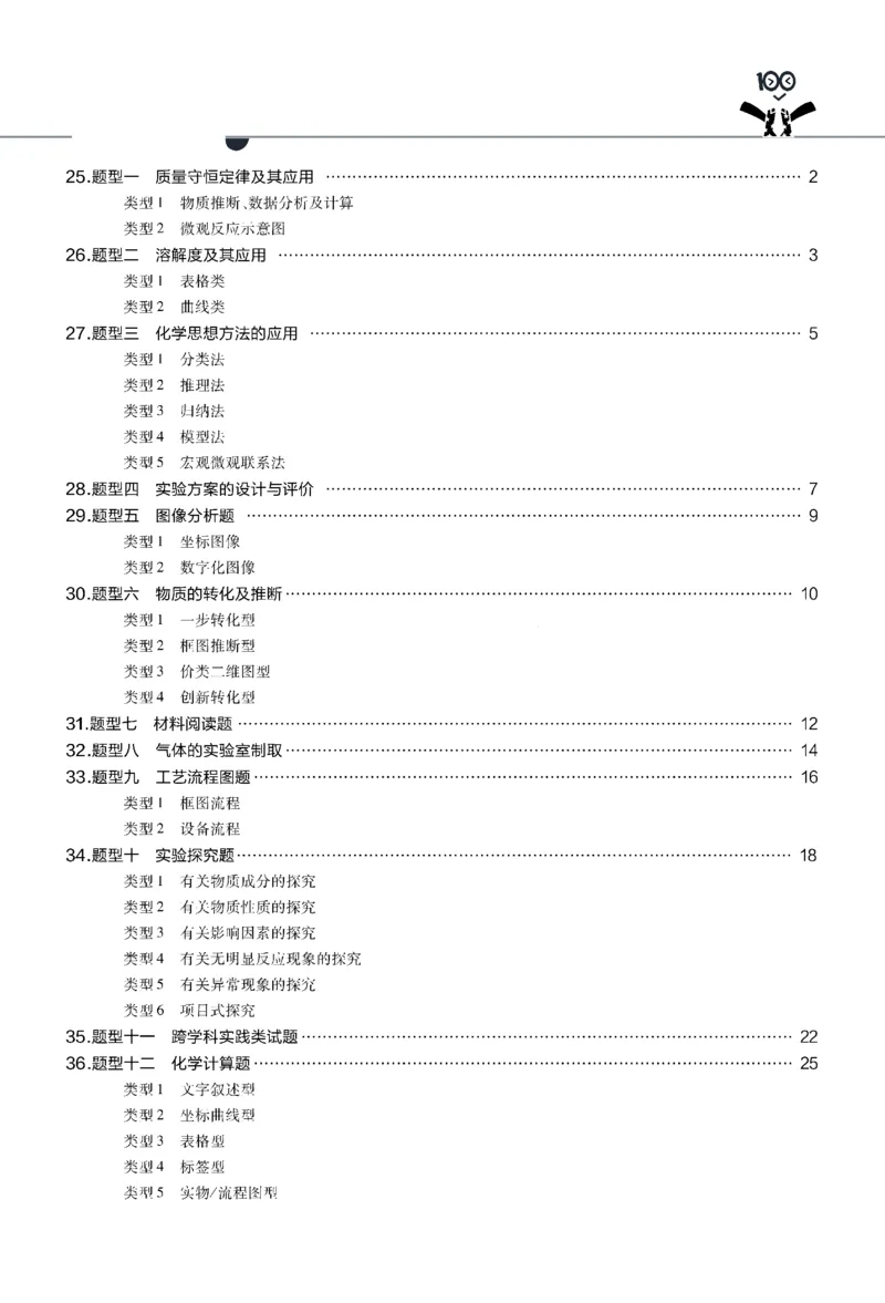 2026《中考化学45套》甘肃题型小卷_45套中招_2026《中考化学45套》甘肃