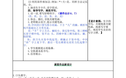 13荷叶圆圆-教案_一年级语文下册（统编版）_老课标资料_教案反思+导学案_表格式_5版表格式教案