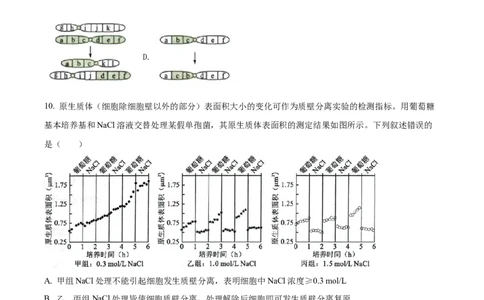 2022年高考生物试卷（湖南）（空白卷）_生物历年高考真题_新&middot;Word版2008-2025&middot;高考生物真题_生物（按省份分类）2008-2025_2008-2025&middot;（湖南）生物高考真题