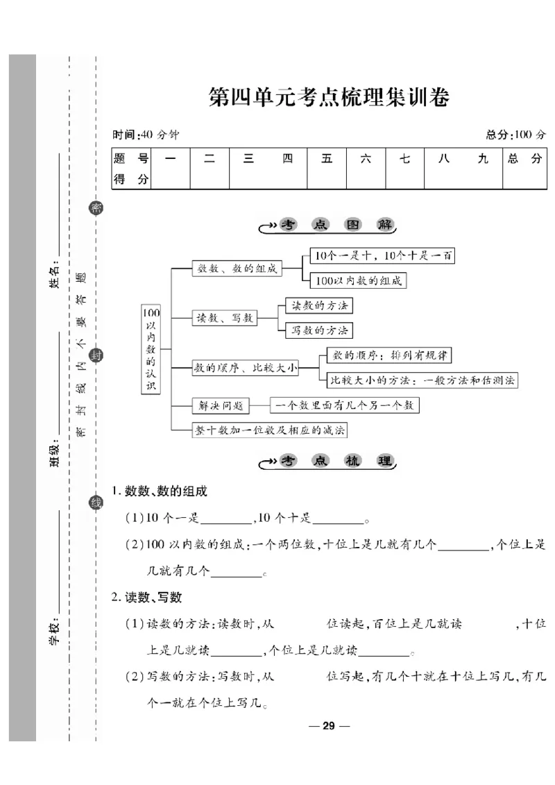 《一线调研卷》数学1年级下册（RJ）_一年级上下册资料_小学一年级学习资料-25年更新版_1-04、小学一年级数学下册_1-4-2、练习题、作业、试题、试卷_人教版_电子册