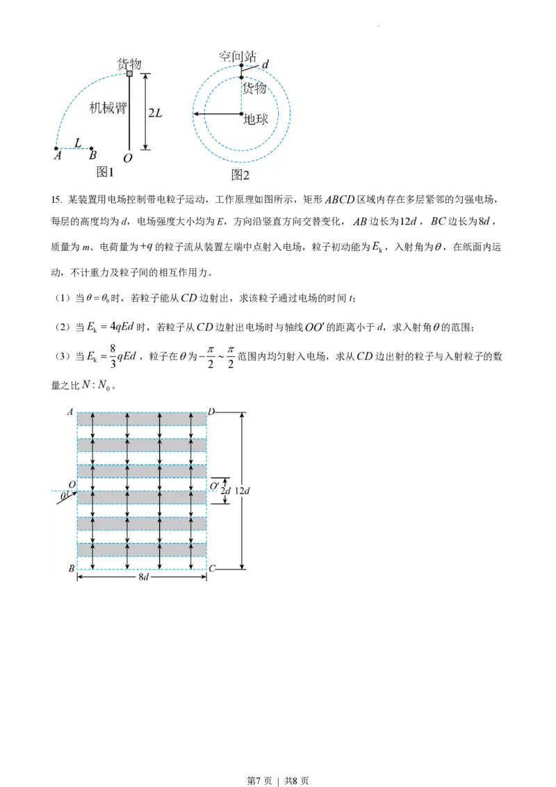 2022年高考物理试卷（江苏）（空白卷）_物理历年高考真题_新&middot;PDF版2008-2025&middot;高考物理真题_物理（按试卷类型分类）2008-2025_自主命题卷&middot;物理（2008-2025）_江苏自主命题&middot;物理（2008-2025）