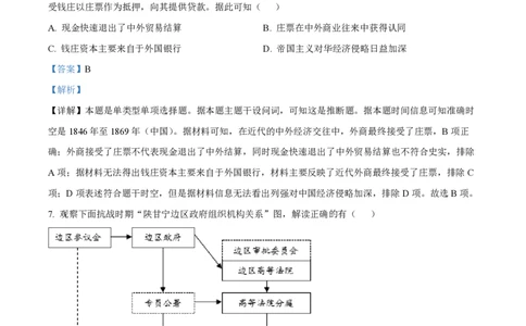 2023年高考历史试卷（浙江）（6月）（解析卷）_历史历年高考真题_新&middot;PDF版2008-2025&middot;高考历史真题_历史（按试卷类型分类）2008-2025_自主命题卷&middot;历史（2008-2025）