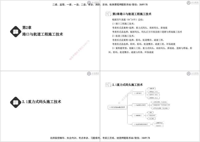 第2章1-5节-港口工程黑白每页4个_2026年一级建造师_2026年一建港航_2025年一建港航SVIP_04-冲刺串讲✿考点强化✿小灶集训_17-港航《冲刺串讲班》皮丹丹DL_讲义