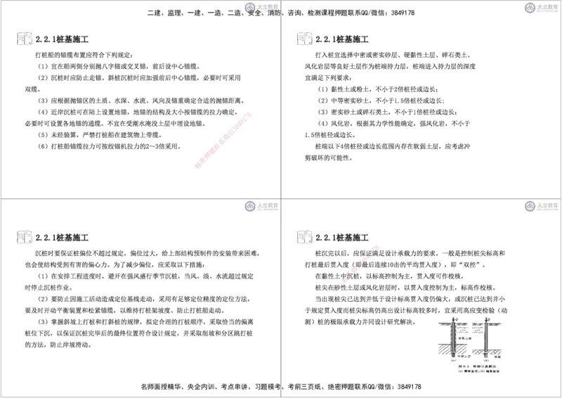 第2章1-5节-港口工程黑白每页4个_2026年一级建造师_2026年一建港航_2025年一建港航SVIP_04-冲刺串讲✿考点强化✿小灶集训_17-港航《冲刺串讲班》皮丹丹DL_讲义