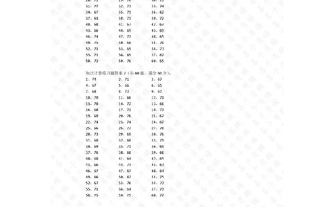 80以内加法第1-10篇答案_小学数学口算竖式脱式计算应用题一二三四五六年级上下册电_小学数学口算题库电子版（1-6）_小学数学口算一年级_口算题适合1年级(含答案）