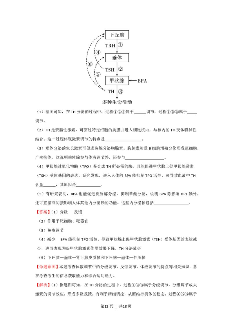 2023年高考生物真题（海南）（解析卷）_生物历年高考真题_新&middot;PDF版2008-2025&middot;高考生物真题_生物（按省份分类）2008-2025_2008-2024&middot;（海南）生物高考真题