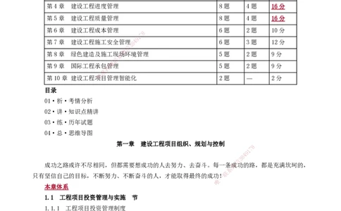 第一章　建设工程项目组织、规划与控制_2026年一级建造师_2026年一建管理_2025年一建管理SVIP_02-基础精讲✿高端面授✿深度强化_04-管理《基础精讲班》李娜JG_讲义