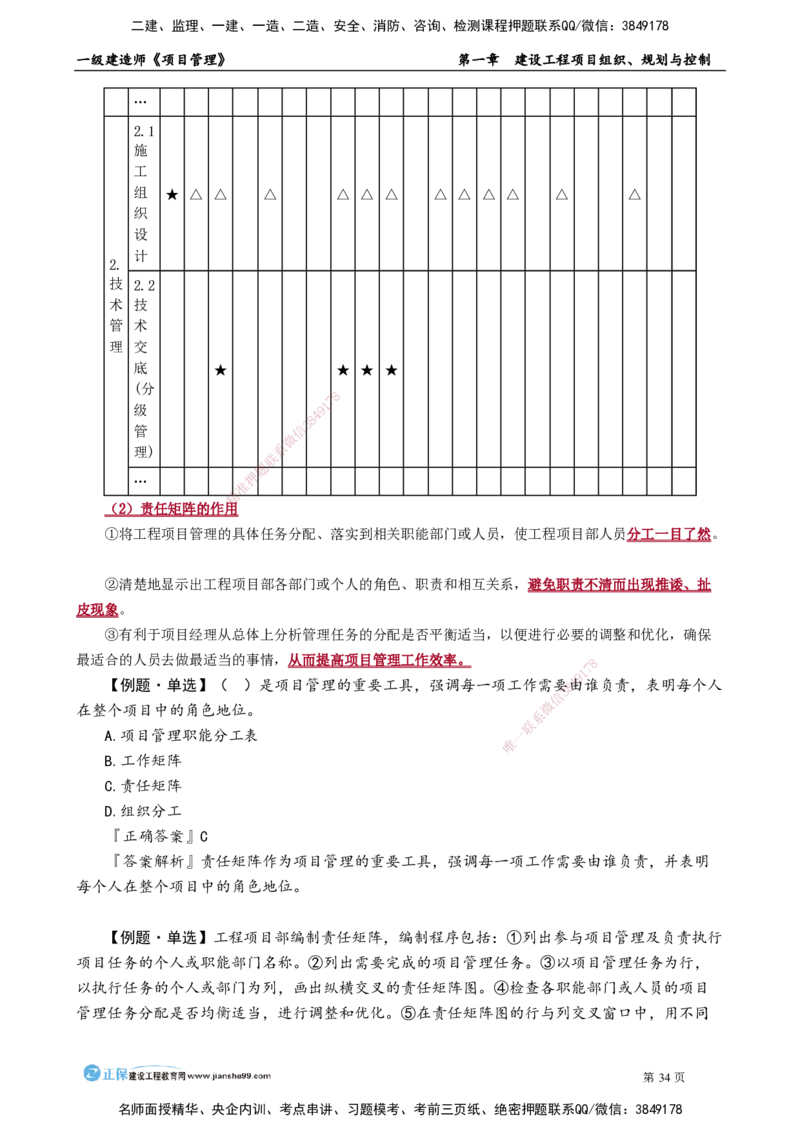 第一章　建设工程项目组织、规划与控制_2026年一级建造师_2026年一建管理_2025年一建管理SVIP_02-基础精讲✿高端面授✿深度强化_04-管理《基础精讲班》李娜JG_讲义