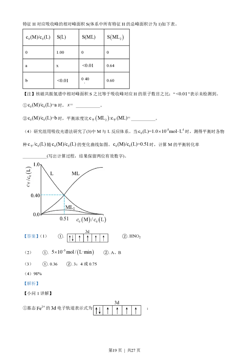 2023年高考化学试卷（广东）（解析卷）_历年高考真题合集_化学历年高考真题_新&middot;PDF版2008-2025&middot;高考化学真题_化学（按省份分类）2008-2025_2008-2025&middot;（广东）化学高考真题