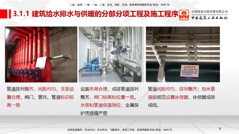 B05节：3.1建筑给水排水与供暖工程施工技术1（04.10）_2026年一级建造师_2026年一建机电_2025年一建机电SVIP_02-基础精讲✿高端面授✿深度强化_05-机电《两轮基础直播》闫娜JGS_讲义