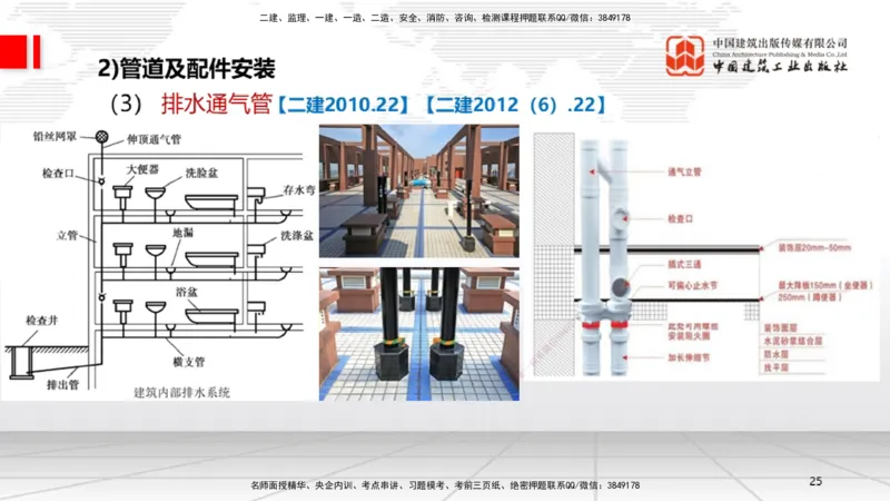 B05节：3.1建筑给水排水与供暖工程施工技术1（04.10）_2026年一级建造师_2026年一建机电_2025年一建机电SVIP_02-基础精讲✿高端面授✿深度强化_05-机电《两轮基础直播》闫娜JGS_讲义