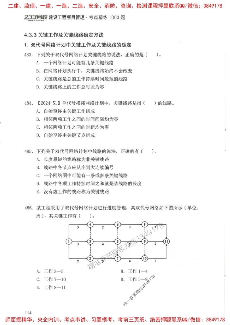 一建管理-赵春晓1000题(1)_2026年一级建造师_2026年一建管理_2025年一建管理SVIP_01-精华文档✿电子教材✿历年真题_42-管理《通关1000题》赵春晓推荐