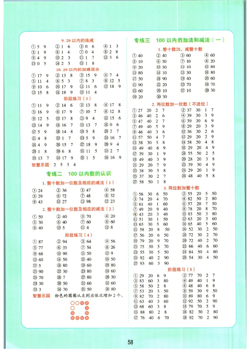 5.13❤红逗号竖式易错题一年级下册数学_一年级上下册资料_小学一年级学习资料-25年更新版_1-04、小学一年级数学下册_1-4-2、练习题、作业、试题、试卷_通用_通用重点必背+专项练习