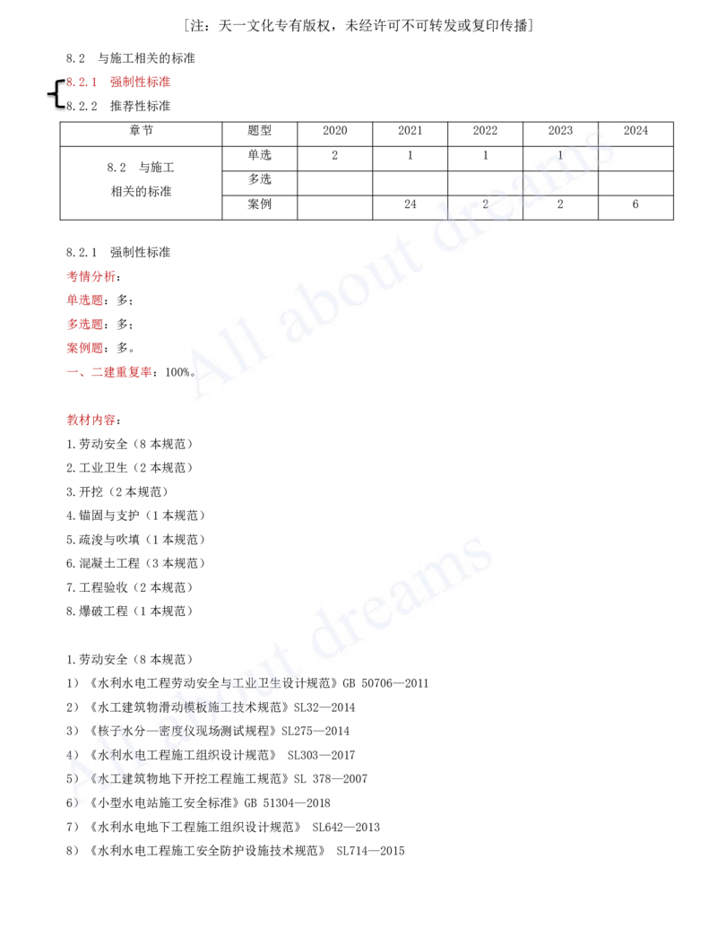 2025-52-第2篇-第8章-8.2-与施工相关的标准（一）_2026年一级建造师_2026年一建水利_2025年一建水利SVIP_02-基础精讲✿高端面授✿深度强化_12-水利《天一精讲班》李想KL_讲义