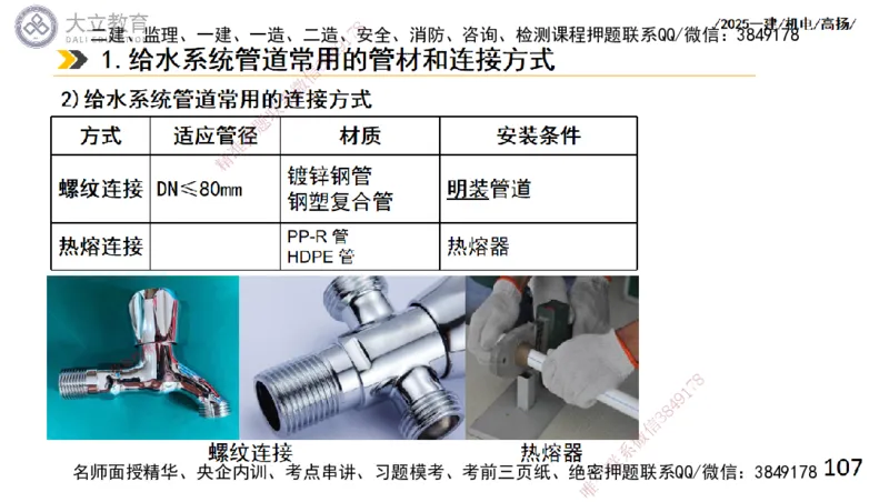 W2025一建机电-高扬-技术板块2-工艺_2026年一级建造师_2026年一建机电_2025年一建机电SVIP_01-精华文档✿电子教材✿历年真题_81-机电《板块刷题资料+总结图表》DL