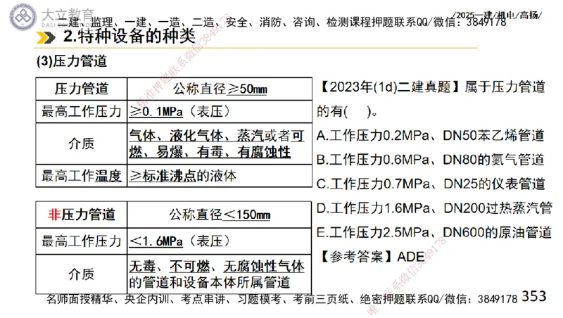 W2025一建机电-高扬-技术板块2-工艺_2026年一级建造师_2026年一建机电_2025年一建机电SVIP_01-精华文档✿电子教材✿历年真题_81-机电《板块刷题资料+总结图表》DL