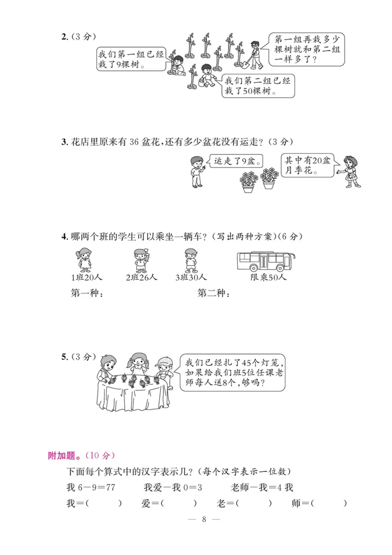 5.21数学期末复习二100以内加法和减法_一年级上下册资料_小学一年级学习资料-25年更新版_1-04、小学一年级数学下册_1-4-2、练习题、作业、试题、试卷_通用_通用重点必背+专项练习