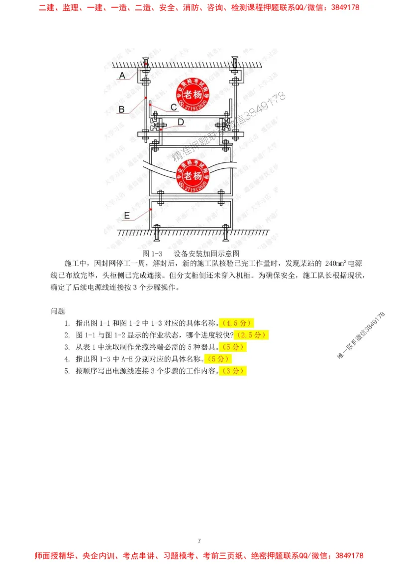 2024一建通信实务真题试卷-空白卷_1_2026年一级建造师_2026年一建通信_2025年一建通信SVIP_01-精华文档✿电子教材✿历年真题_02-历年真题PDF_01-通信《24真题卷解析》CY