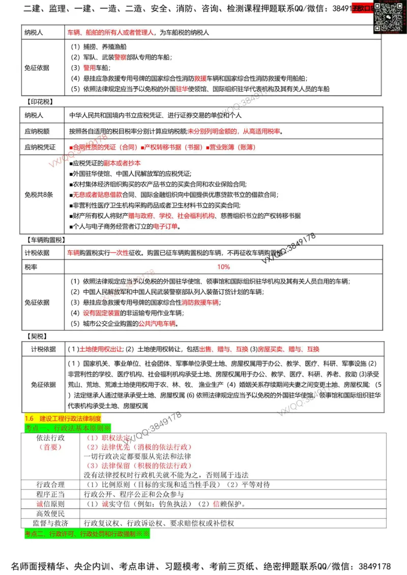打印版（9月9日）一建-法规-王欣-临考点睛_2026年一建法规_2025年一建法规SVIP_05-考前密训✿央企特训✿机构普押_38-法规《临考点睛》王欣推荐