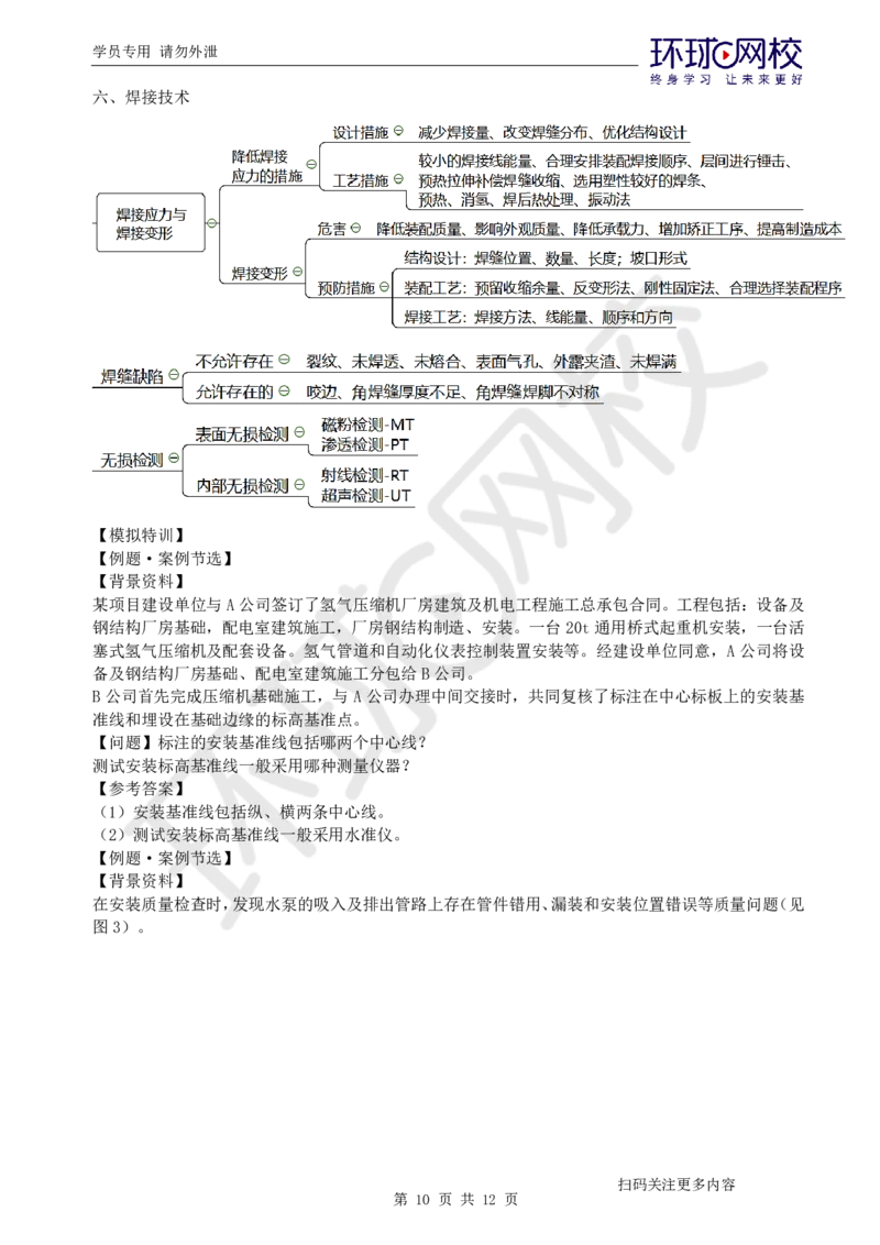 第1讲-材料设备与专业技术_2026年一级建造师_2026年一建机电_2025年一建机电SVIP_04-冲刺串讲✿考点强化✿小灶集训_12-机电《案例特训班》赵金凤HQ_讲义