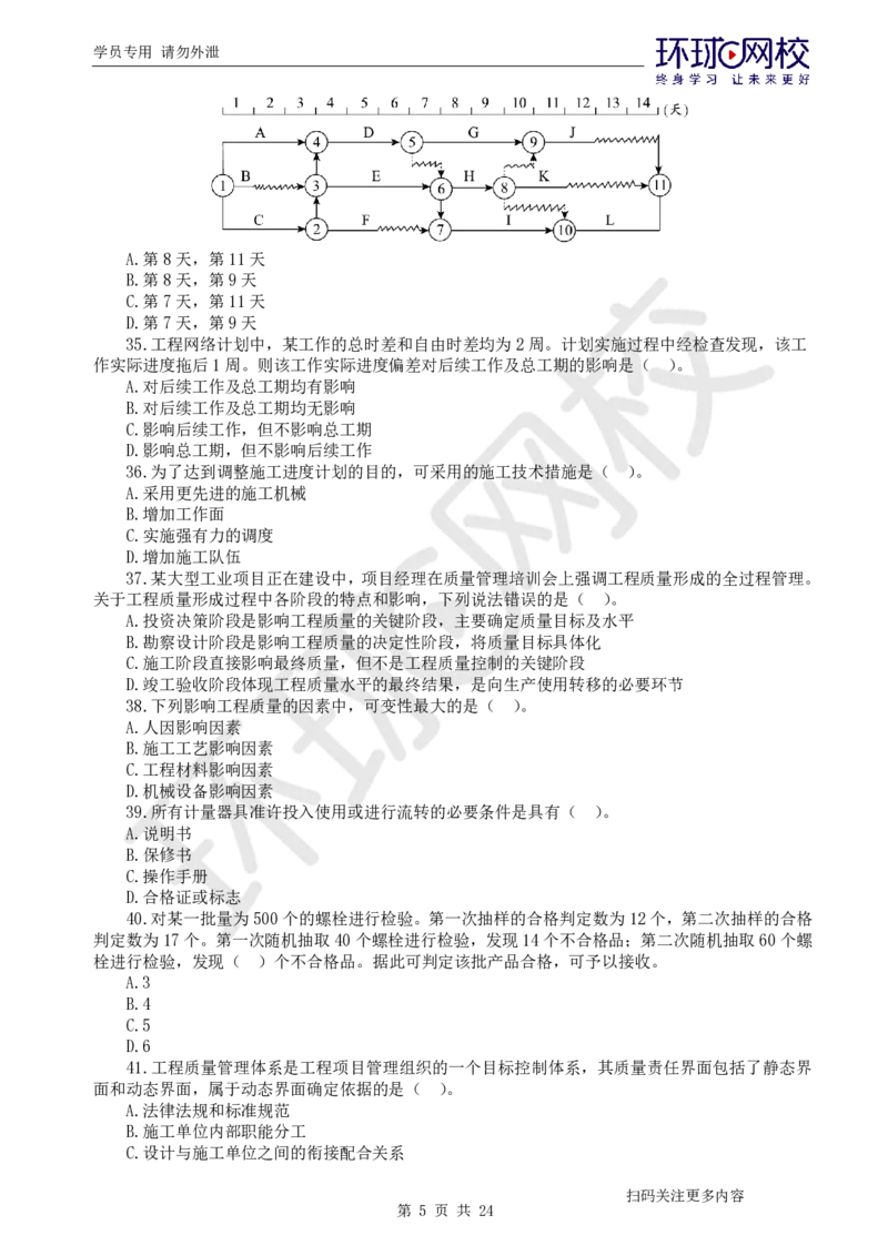 第2讲2025一建管理万人模考（二）_2026年一级建造师_2026年一建管理_2025年一建管理SVIP_03-习题精析✿实战特训✿模考通关_33-管理《模考特训班》张君HQ