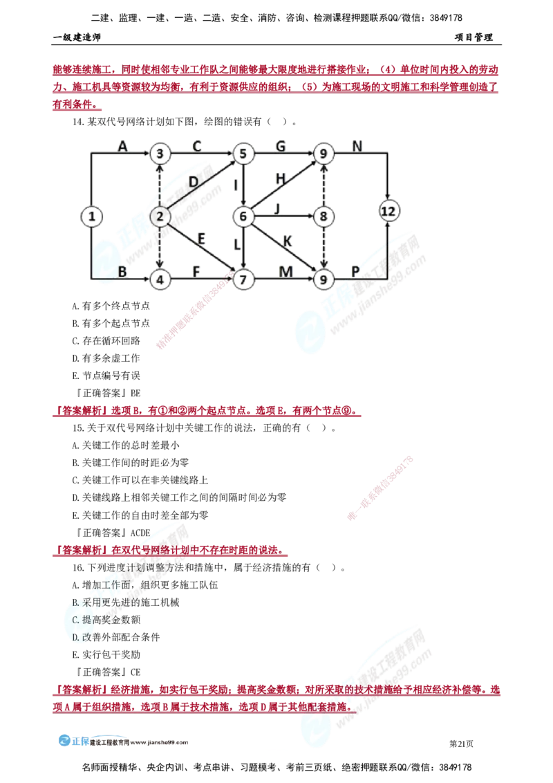 JG-管理-万人模考直播_2026年一级建造师_2026年一建管理_2025年一建管理SVIP_03-习题精析✿实战特训✿模考通关_52-管理《万人模考班》代楠JG