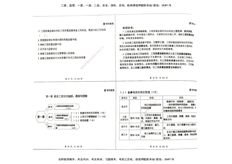 管理集训讲义_2026年一级建造师_2026年一建管理_2025年一建管理SVIP_04-冲刺串讲✿考点强化✿小灶集训_29-管理《考前集训班》陈晨XT_--配套讲义--