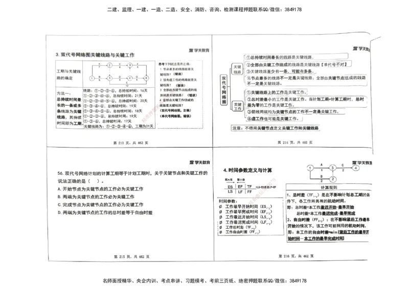 管理集训讲义_2026年一级建造师_2026年一建管理_2025年一建管理SVIP_04-冲刺串讲✿考点强化✿小灶集训_29-管理《考前集训班》陈晨XT_--配套讲义--