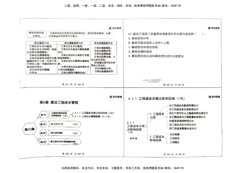 管理集训讲义_2026年一级建造师_2026年一建管理_2025年一建管理SVIP_04-冲刺串讲✿考点强化✿小灶集训_29-管理《考前集训班》陈晨XT_--配套讲义--