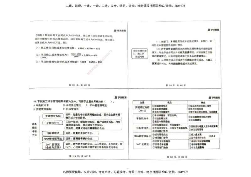 管理集训讲义_2026年一级建造师_2026年一建管理_2025年一建管理SVIP_04-冲刺串讲✿考点强化✿小灶集训_29-管理《考前集训班》陈晨XT_--配套讲义--