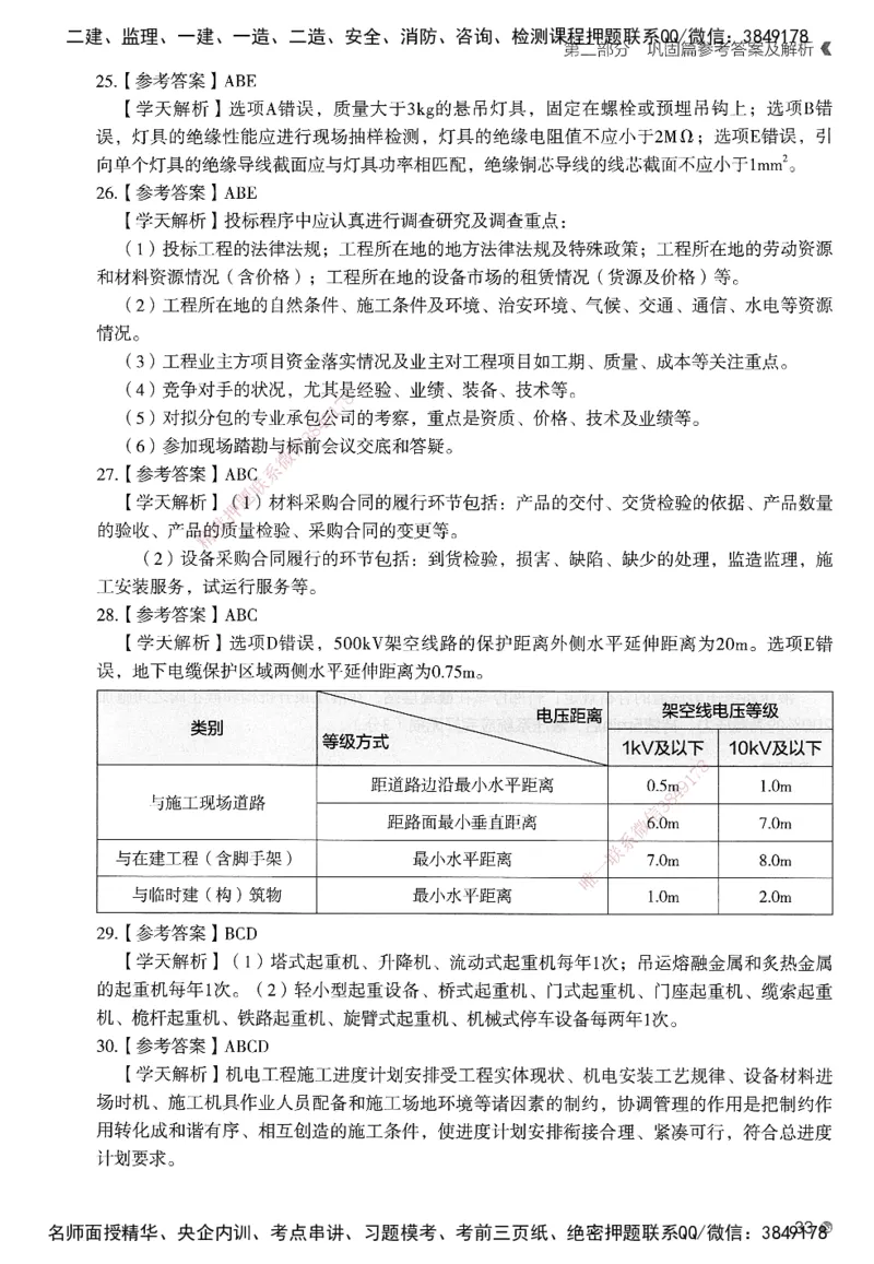 XT-机电-必刷题答案_2026年一级建造师_2026年一建机电_2025年一建机电SVIP_01-精华文档✿电子教材✿历年真题_27-机电《学天一本通+必刷题》SMR推荐