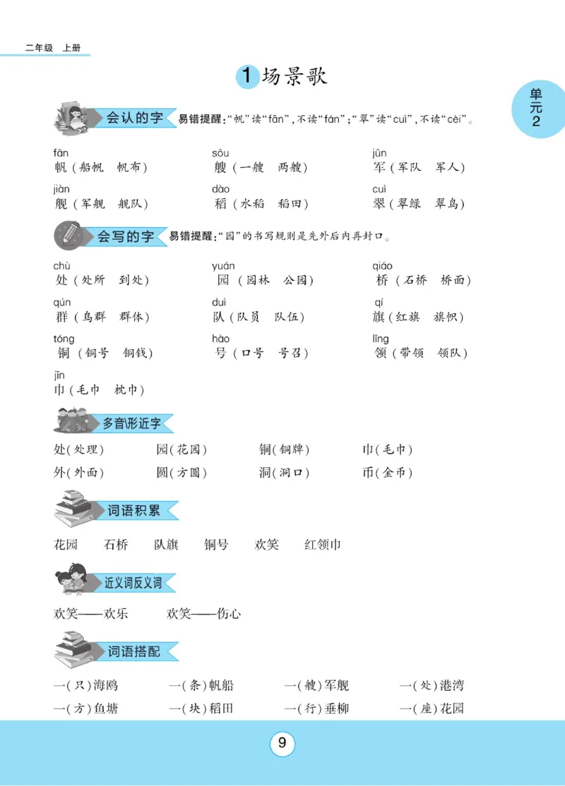 《优佳好》课本知识完全手册-23秋语文2年级上册（RJ）_二年级上下册资料_小学二年级学习资料-25年更新版_2-01、小学二年级语文上册_2-1-2、练习题、作业、试题、试卷_电子册类