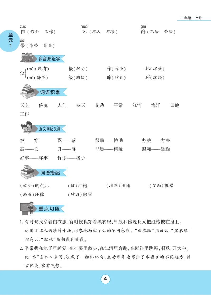 《优佳好》课本知识完全手册-23秋语文2年级上册（RJ）_二年级上下册资料_小学二年级学习资料-25年更新版_2-01、小学二年级语文上册_2-1-2、练习题、作业、试题、试卷_电子册类