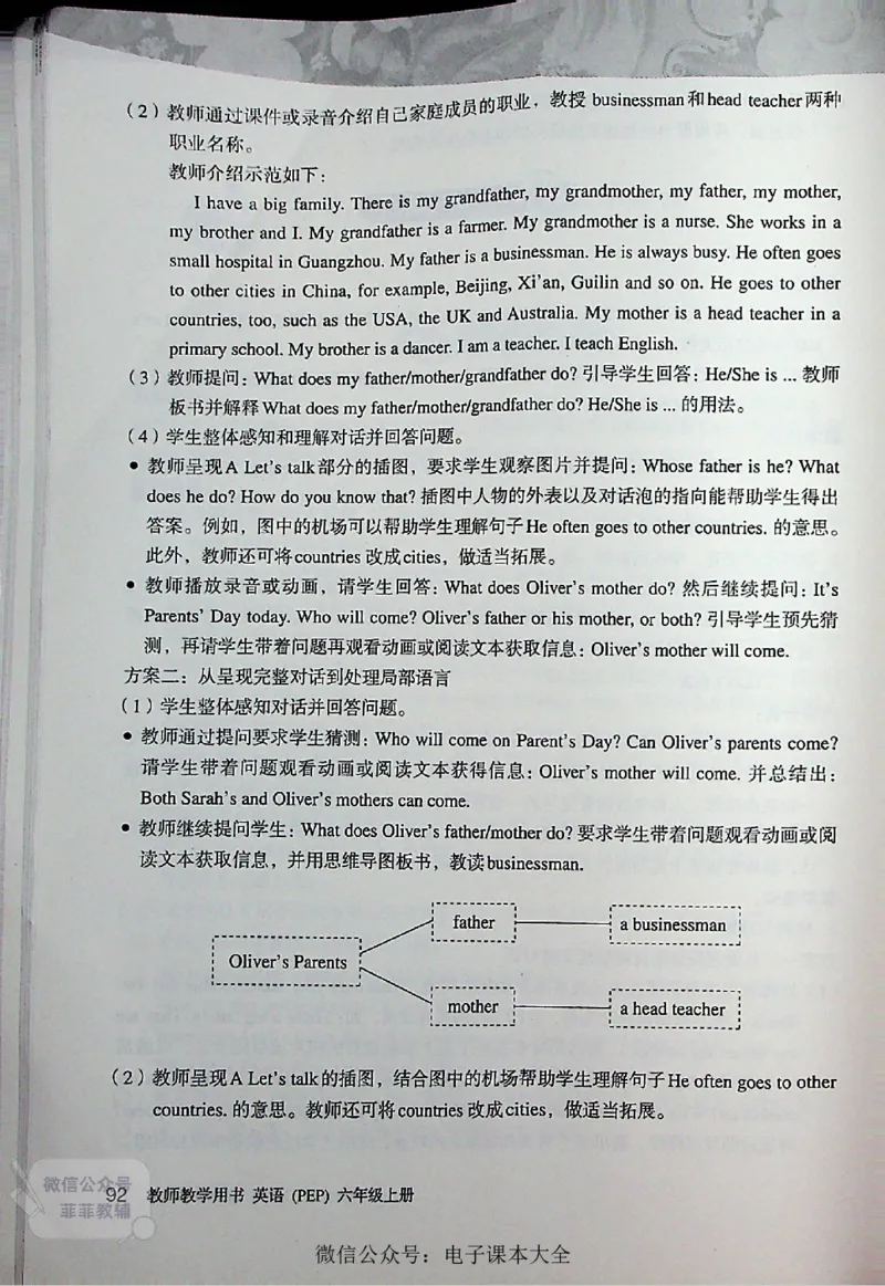 英语PEP6A教师教学用书_《教师教学用书（教参）》英语3-6年级上册（人教PEP）
