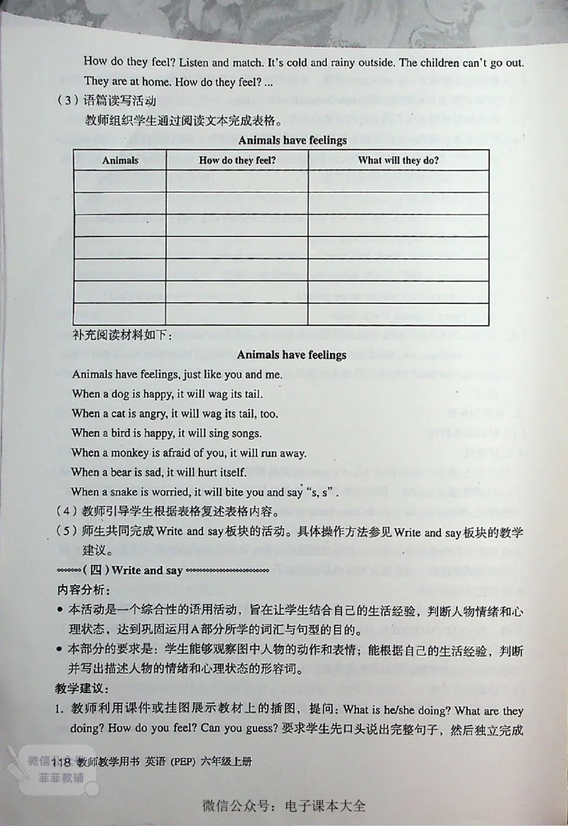 英语PEP6A教师教学用书_《教师教学用书（教参）》英语3-6年级上册（人教PEP）