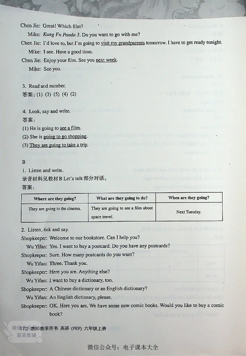 英语PEP6A教师教学用书_《教师教学用书（教参）》英语3-6年级上册（人教PEP）