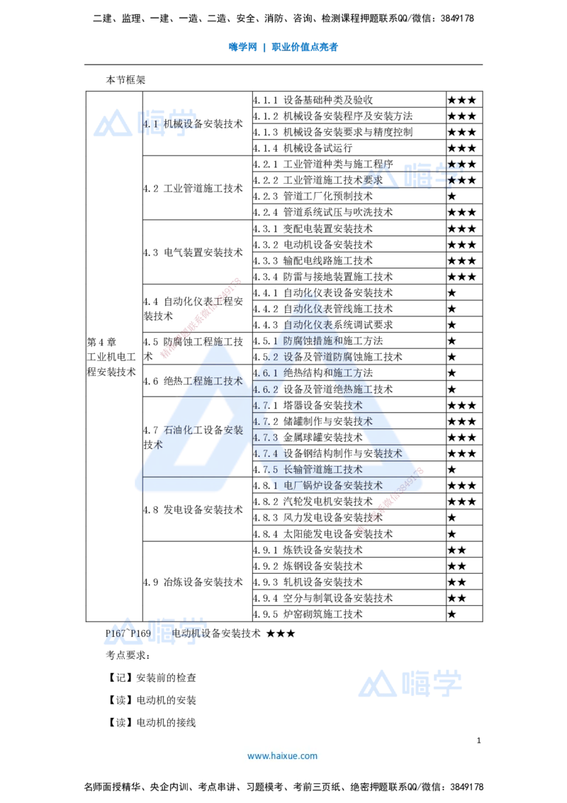 杨海军-一级建造师-机电工程管理与实务-实景精讲通关-（35）电气装置安装技术-电动机设备安装技术_2026年一级建造师_2026年一建机电_2025年一建机电SVIP_讲义