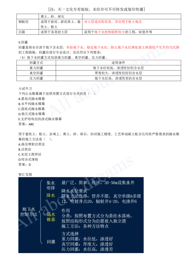 2025-44-第3章-3.2-地下水控制（一）_2026年一级建造师_2026年一建市政_2025年一建市政SVIP_02-基础精讲✿高端面授✿深度强化_10-市政《天一精讲班》潘旭KL_讲义