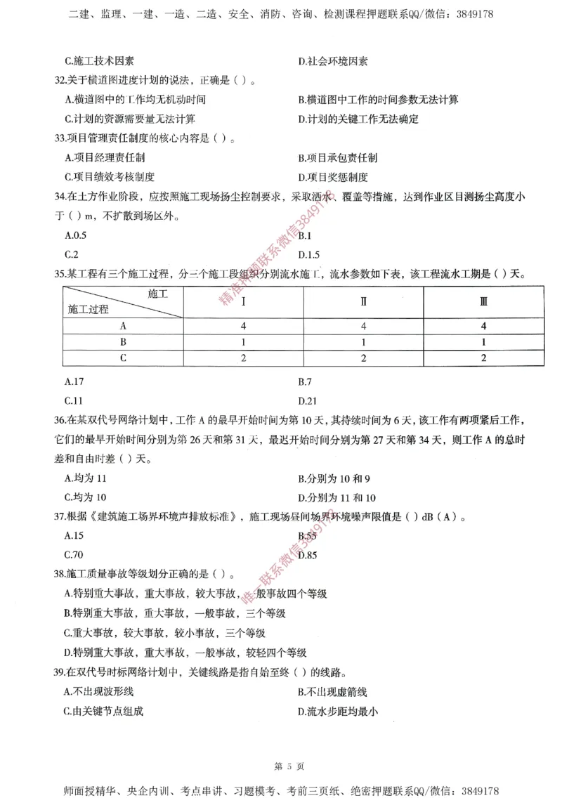 一建通过圈题AB卷建设工程项目管理_2026年一级建造师_2026年一建管理_2025年一建管理SVIP_05-考前密训✿央企特训✿机构普押_24-管理《考点大爆料+圈题AB卷》SMR