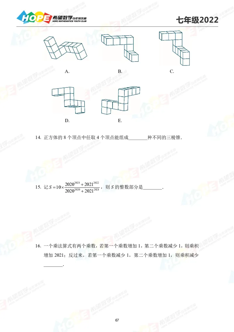 2024年7年级完整版_希望杯IHC