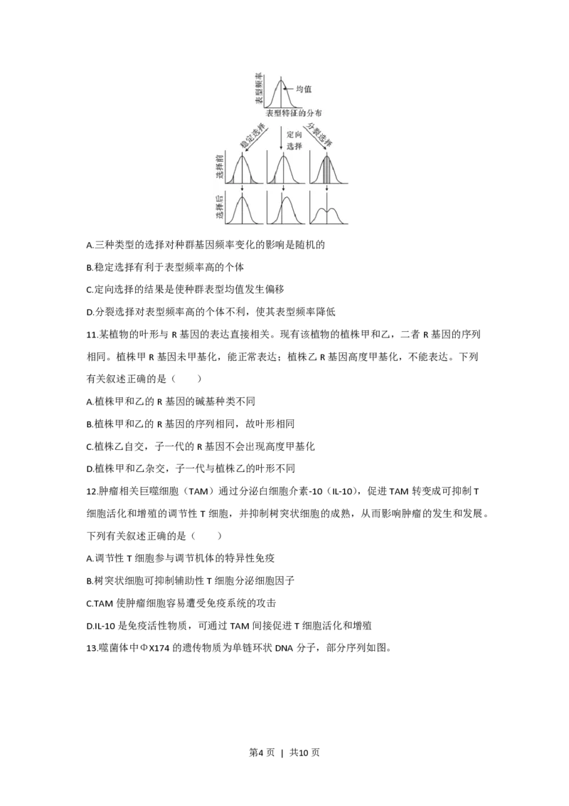 2023年高考生物真题（海南）（空白卷）_生物历年高考真题_新&middot;PDF版2008-2025&middot;高考生物真题_生物（按省份分类）2008-2025_2008-2024&middot;（海南）生物高考真题