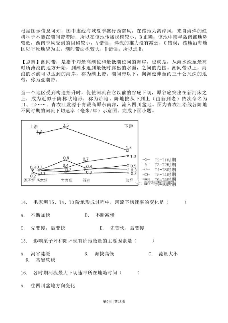 2023年高考地理试卷（辽宁）（解析卷）_地理历年高考真题_新&middot;Word版2008-2025&middot;高考地理真题_地理（按年份分类）2008-2025_2023&middot;地理高考真题
