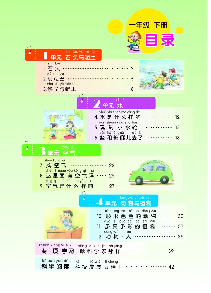 苏教版1年级科学下册高清教材_全部版本&bull;小学科学电子课本_苏教版小学科学电子课本