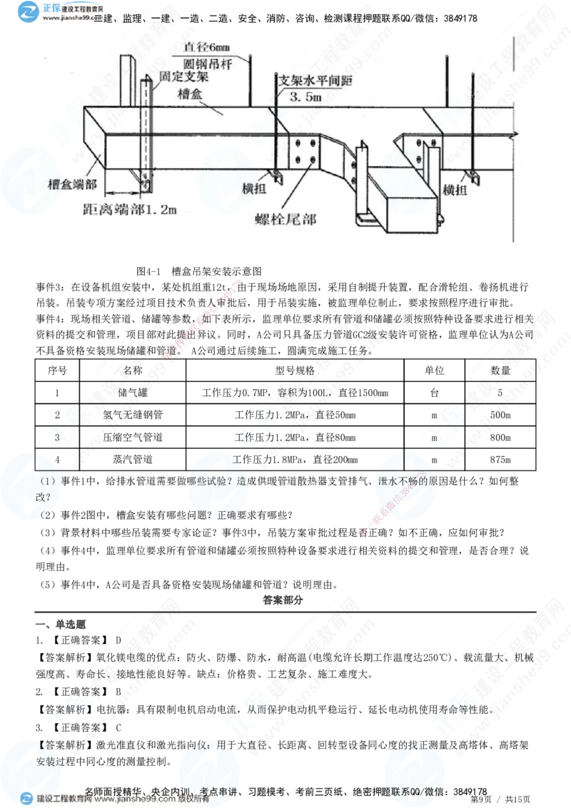 模考密钥（二）-题目答案分离_2026年一级建造师_2026年一建机电_2025年一建机电SVIP_03-习题精析✿实战特训✿模考通关_38-机电《模考密钥班》王建波JG_讲义