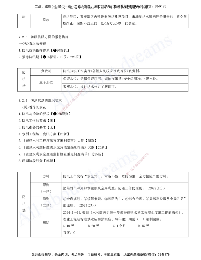 2025-14-第二篇-第7章-相关法规_2026年一级建造师_2026年一建水利_2025年一建水利SVIP_04-冲刺串讲✿考点强化✿小灶集训_01-水利《冲刺串讲班》李想XSW推荐_讲义