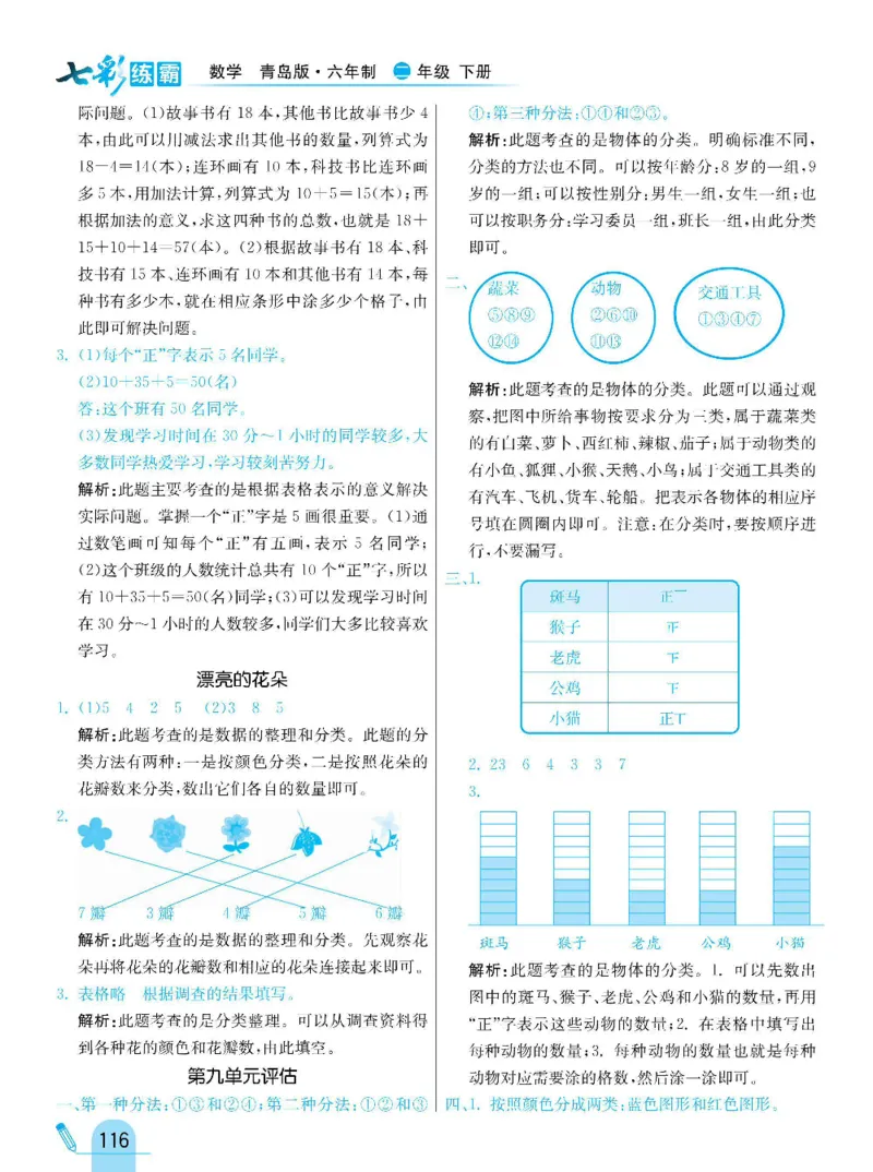 《七彩练霸》数学2年级下册（63QD）_二年级上下册资料_小学二年级学习资料-25年更新版_2-04、小学二年级数学下册_2-4-2、练习题、作业、试题、试卷_青岛版63_电子册类